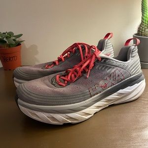 Hoka One One Bondi 6 Men’s Size 11.5 Alloy Steel Grey Running Shoes 1019269 ASGY